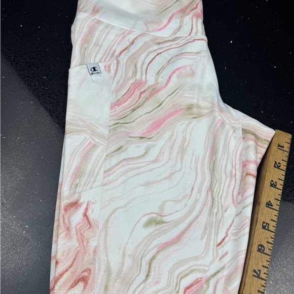 Leggings Women's Multicolor Patterned MIDI  leggings - Picture 6 of 7